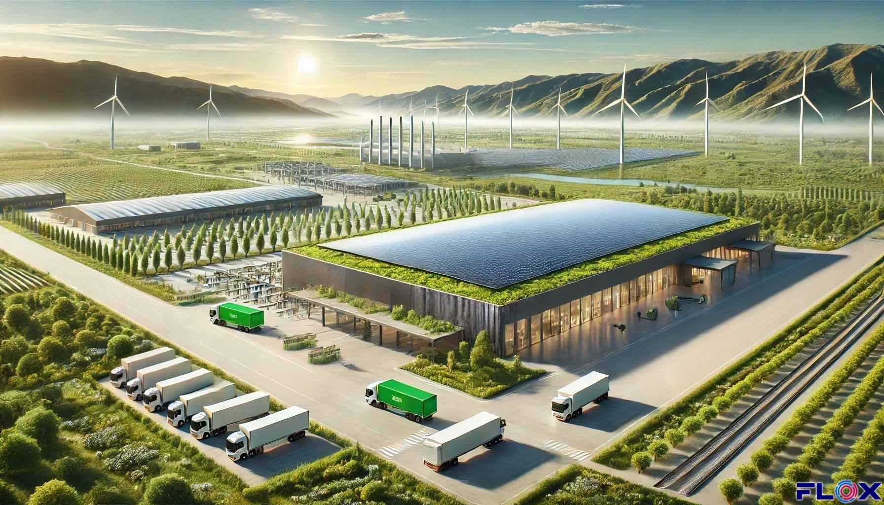 Carbon-neutral logistics hubs 